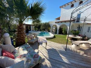 Hồ bơi trong/gần Croatia holidays with pool & sauna, near sandy beach - Rab Villa Agata