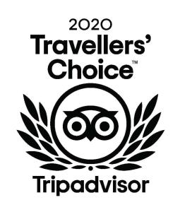 a logo for the travelers choice triadvisor at Deluxe Inn - Fayetteville I-95 in Fayetteville