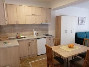 Kuchyň nebo kuchyňský kout v ubytování Apartmani & SPA Matin Breg