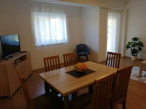 TV a/nebo společenská místnost v ubytování Apartmani & SPA Matin Breg