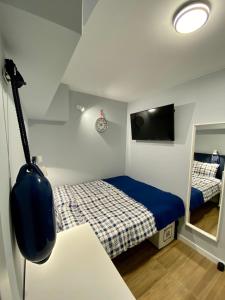 Postel nebo postele na pokoji v ubytování Thruster - Rooms, Kitchen, Chill-Out Zone-Netflix, Lobby-Netflix