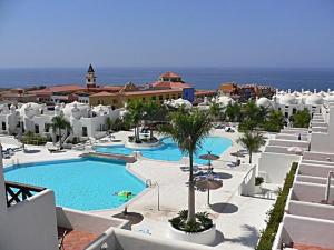 a view of a resort with a swimming pool at Luxury Vila Adeje Paradise in Adeje