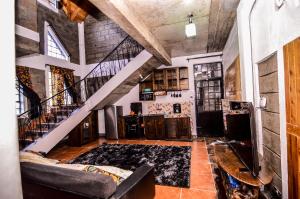 Posezení v ubytování Runda Lofts