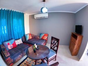 Χώρος καθιστικού στο Blue Hole Studios