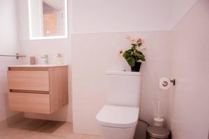 A bathroom at Selecta Apart ideal y facil parking en la calle