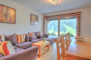 Χώρος καθιστικού στο Croix Apartment - Snow and Trek - Morzine
