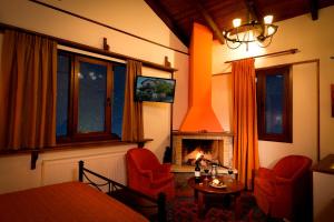 Гостиная зона в Dryas Guesthouse