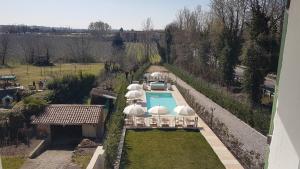 The swimming pool at or close to GARDAWORLD