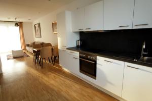 Köök või kööginurk majutusasutuses Boardinghotel Westarkaden Suites