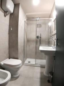 Koupelna v ubytování Palazzo Enselmi