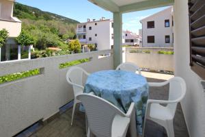 Balkón alebo terasa v ubytovaní Apartments Mohar II