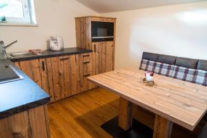 Η κουζίνα ή μικρή κουζίνα στο Vorderkreuzsaalgut