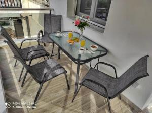 Część wypoczynkowa w obiekcie Blue North Luxury Apartment