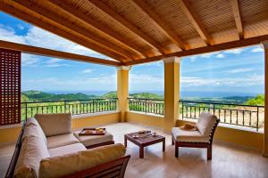Balkón nebo terasa v ubytování Villa Corfu Melody