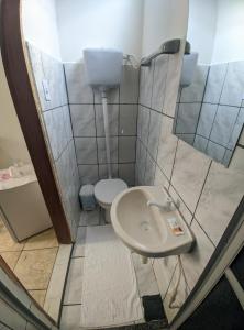 Koupelna v ubytování Casa Thayla Pousada