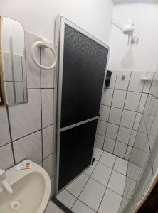 Koupelna v ubytování Casa Thayla Pousada