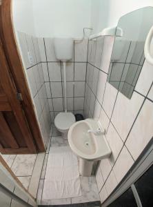 Koupelna v ubytování Casa Thayla Pousada
