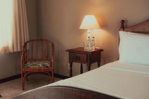 Cama ou camas em um quarto em Vila Angatu Eco Resort SPA