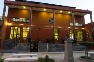 O edifício em que o hostel se localiza