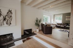 Χώρος καθιστικού στο Authentieke Boerderij Woning