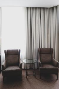 Χώρος καθιστικού στο Elite Hotel Mollberg