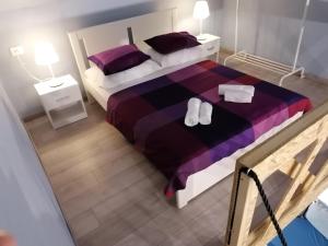 Posteľ alebo postele v izbe v ubytovaní Villa Croatia Sea View with heated pool