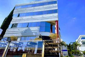 Bygningen som hotellet ligger i