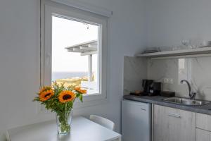 Kuchyň nebo kuchyňský kout v ubytování Sea Wind Apartments