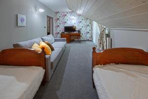 Posteľ alebo postele v izbe v ubytovaní Hotel Zalesie