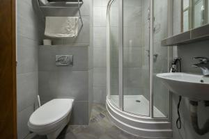 Kúpeľňa v ubytovaní Hotel Zalesie
