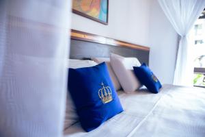 Cama ou camas em um quarto em Hotel Solar do Imperador