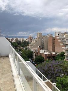 Balkón nebo terasa v ubytování FOREST 7º