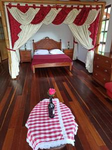 Ένα ή περισσότερα κρεβάτια σε δωμάτιο στο Alojamiento rural Villa Anita