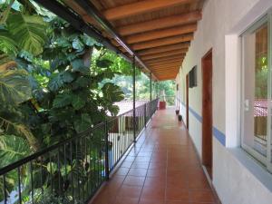 Μπαλκόνι ή βεράντα στο Hotel Posada Comala