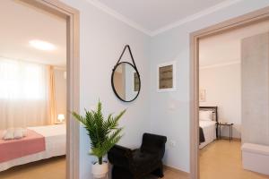 Posteľ alebo postele v izbe v ubytovaní Corfu Sea View Villa - Cleo
