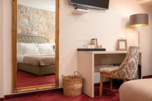 Ένα ή περισσότερα κρεβάτια σε δωμάτιο στο Agava Lux Rooms&Pool