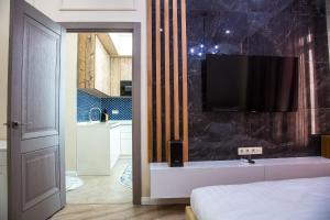 Koupelna v ubytování Апартаменты #120 VIP в ЖК Заман + 22 fotografií