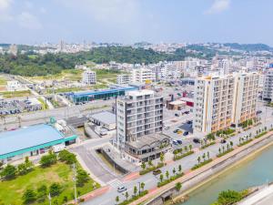 北谷町景观或在酒店看到的城市景观