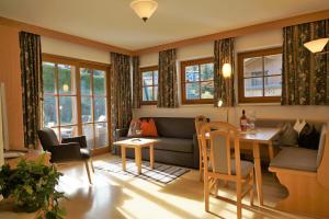 A seating area at Landhaus Schneider