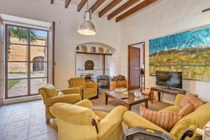 Χώρος καθιστικού στο Possessio Sa Barrala Casa del Señor