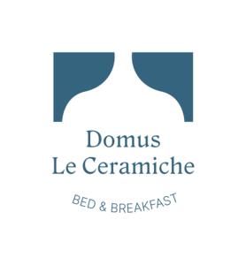 a logo for a dementia lab and breakfast at Domus Le Ceramiche in Grottaglie