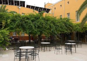 Restaurace v ubytování Albergue Inturjoven Córdoba