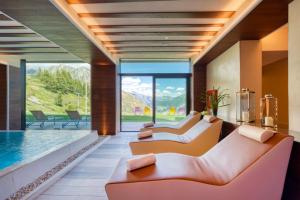 Bazén v ubytování Re Delle Alpi Resort & Spa, 4 Stelle Superior nebo v jeho okolí