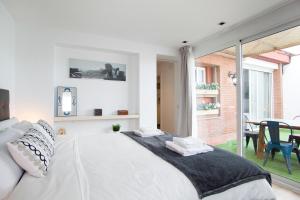 Posteľ alebo postele v izbe v ubytovaní Tendency Apartments 12 Penthouse
