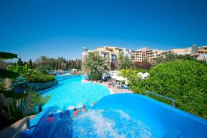 an aerial view of a water slide at a resort at Limak Arcadia Sport Resort Belek in Belek