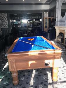 A pool table at The Carlton Hotel 