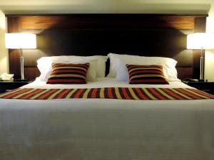 サンティアゴ・デル・エステロにあるAltosの大型ベッド1台(枕2つ、ランプ2つ付)