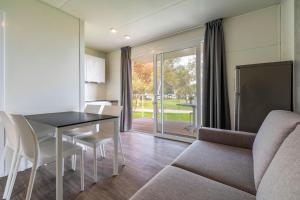 A seating area at Camping Fusina