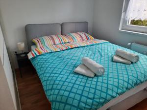Lux Advent Apartment客房内的一张或多张床位