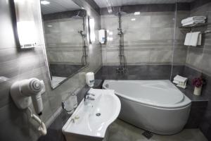 Koupelna v ubytování Hotel Požega